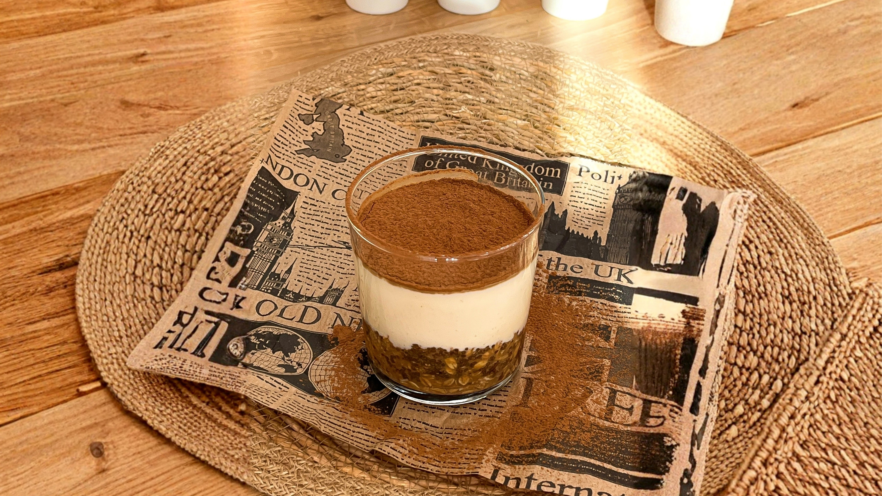 Tiramisu Tadında Geceden Kalma Yulaf Tarifi (38 g proteinli)